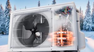miten ilmalampopumpu toimii talvella scanoffice Mitsubishi Electric RW ilmalämpöpumput