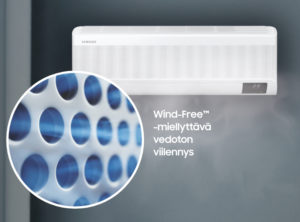 Samsung Wind-Free ilmalämpöpumput tekniikka